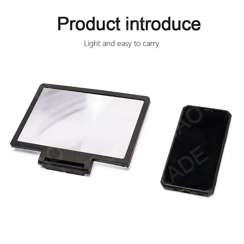 3D Screen Amplifier Mobile Phone HD Screen Video Glass Stand Magnifier For Phone Enlarged Screen Phone Stand Bracket